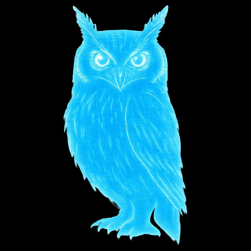 Motif GlowOwl bleu