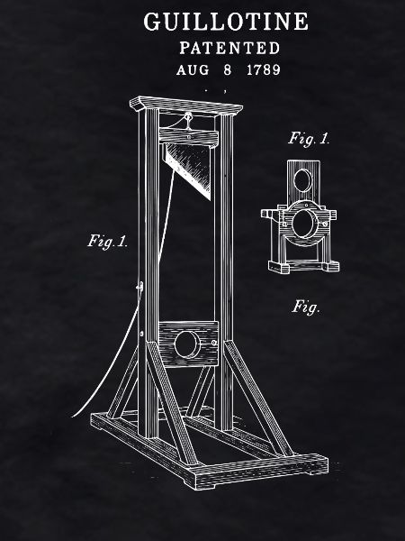 Industrial Guillotine Patent Blueprint