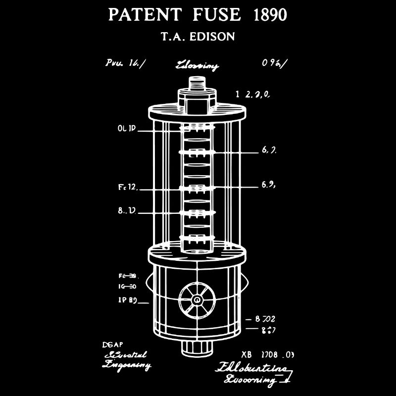 Plan directeur de la fusible Edison