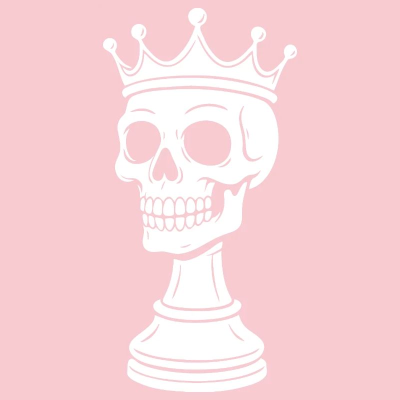 Conception du squelette du roi des échecs