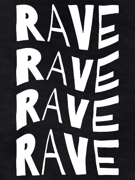 Rave Repeat Typography