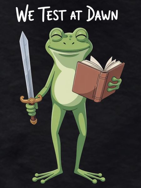 Dawn Quest Frog with Book