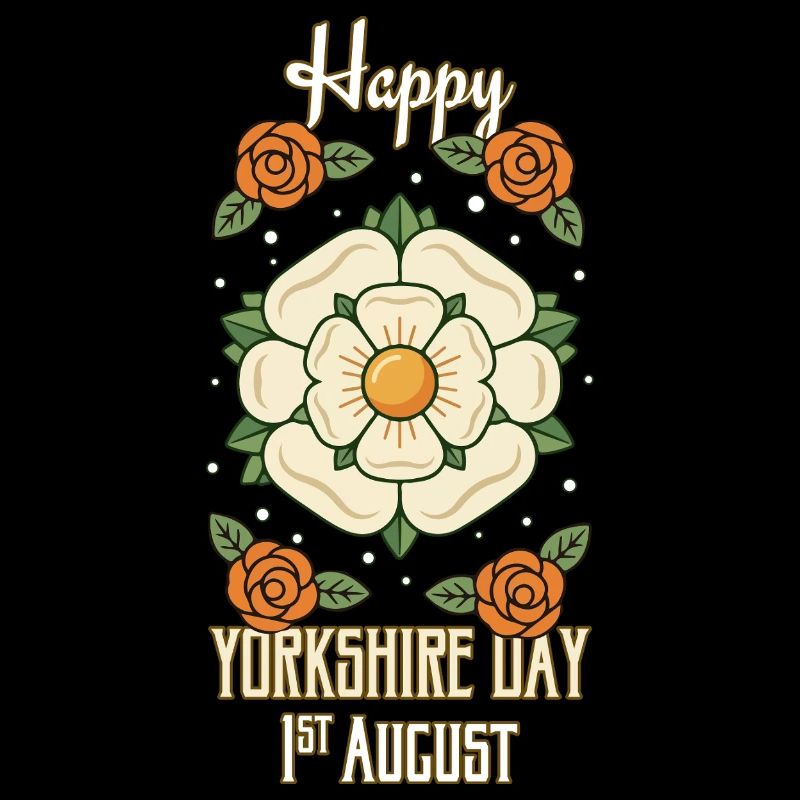Joyeuse Journée du Yorkshire 1er août Symbole du Yorkshire