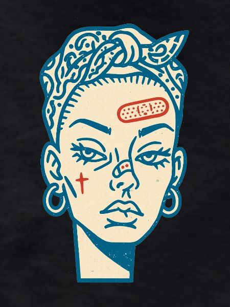 Visage féminin #7