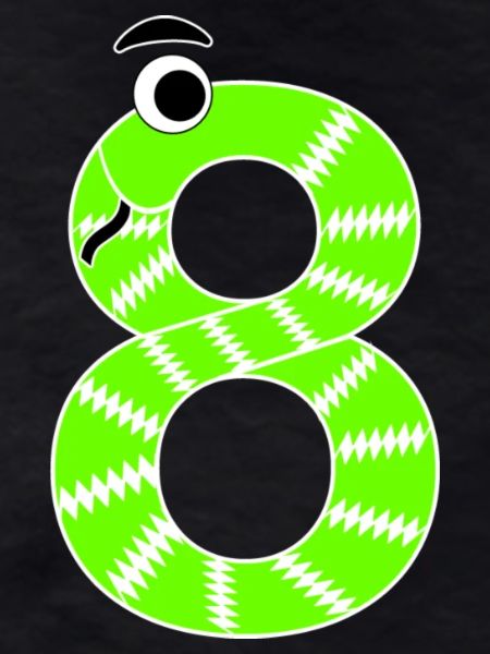 Number 8 Snake Kids
