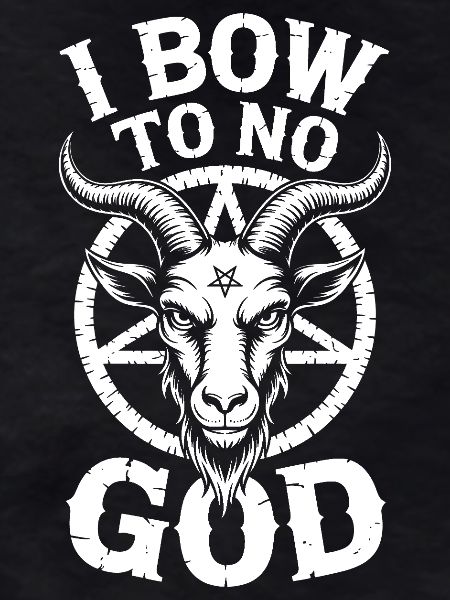 Goat Skull Emblem: No God