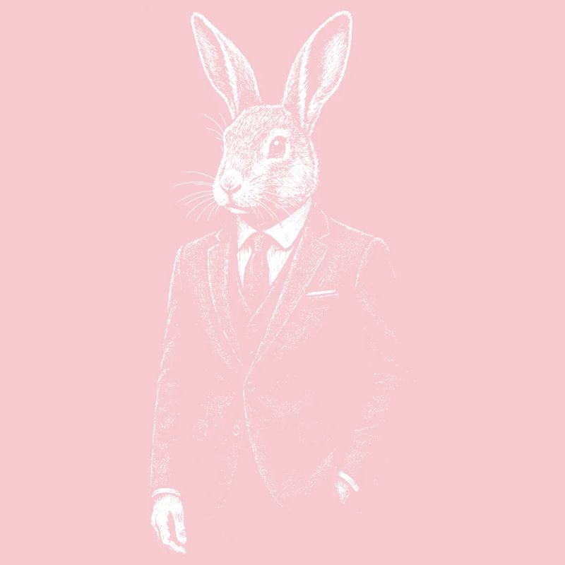 Dapper Rabbit en costume