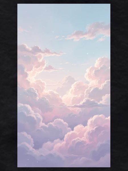 Background clouds Pink