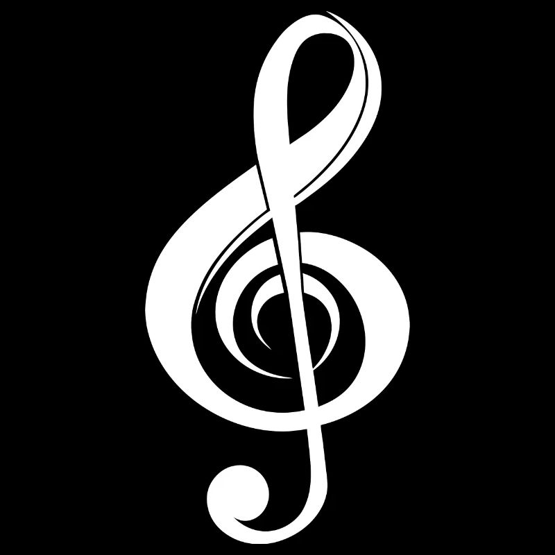 Curved Music Clef