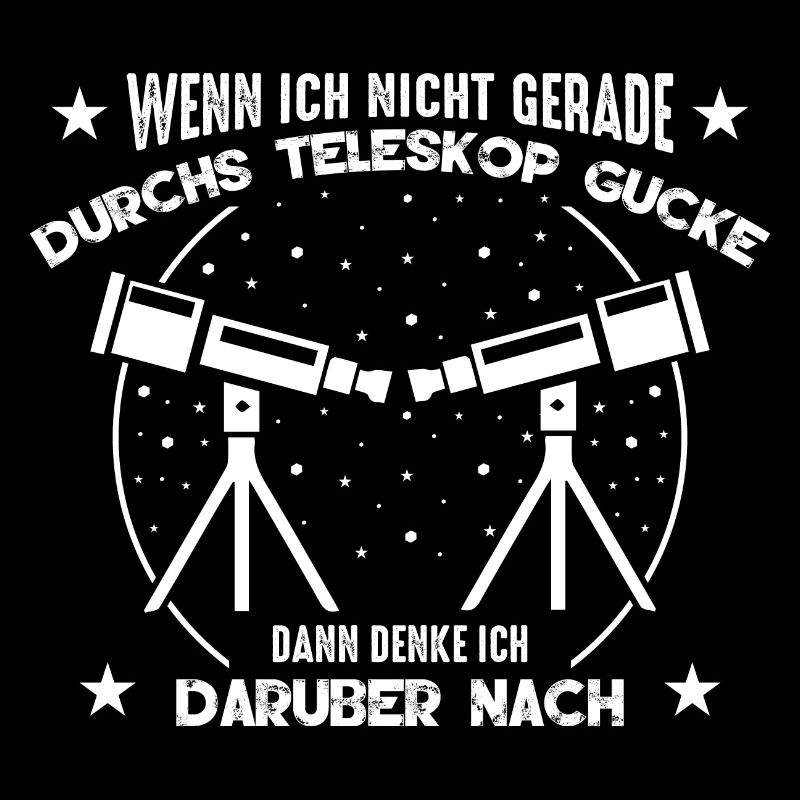Astronomie Teleskop Sterne gucken