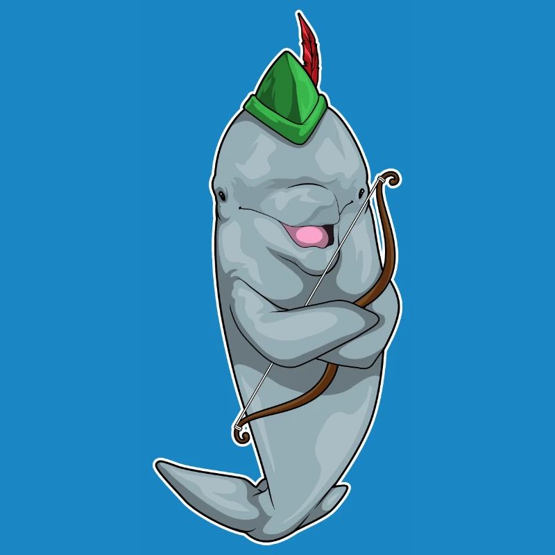 Delfin Bogenschütze Bogen