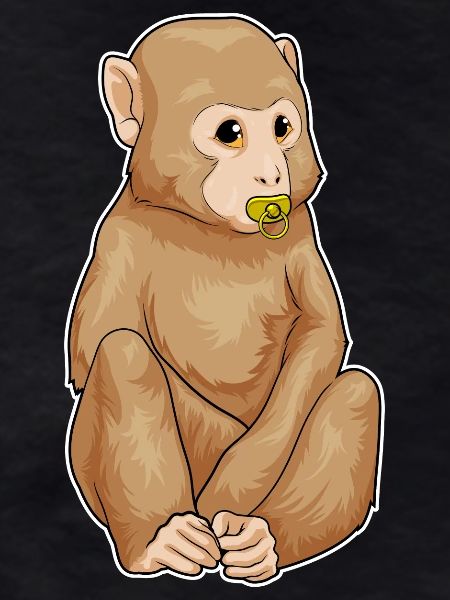 Affe Baby Schnuller