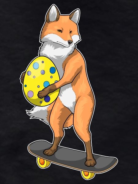 Fox Easter Skateboard