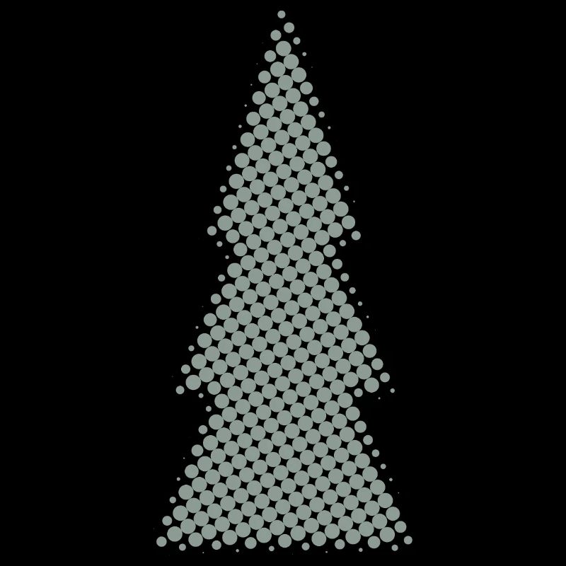 Christmas Tree Pixel Design Fir