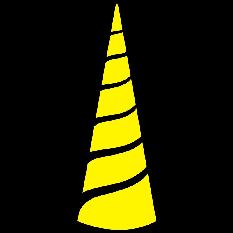 une seule couleur corne de licorne