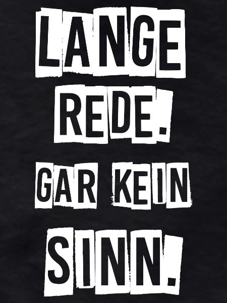 Lange rede.