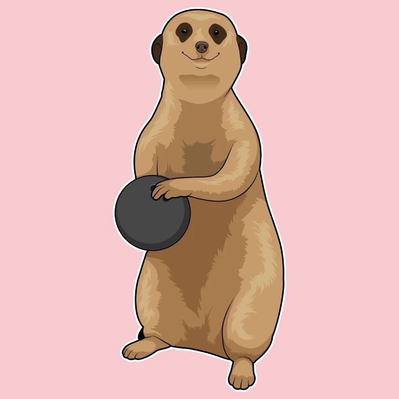 Suricate Boule de bowling