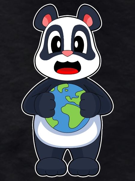 Panda Earth Globe