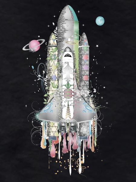 Imaginative Space Shuttle - Artfully Designed