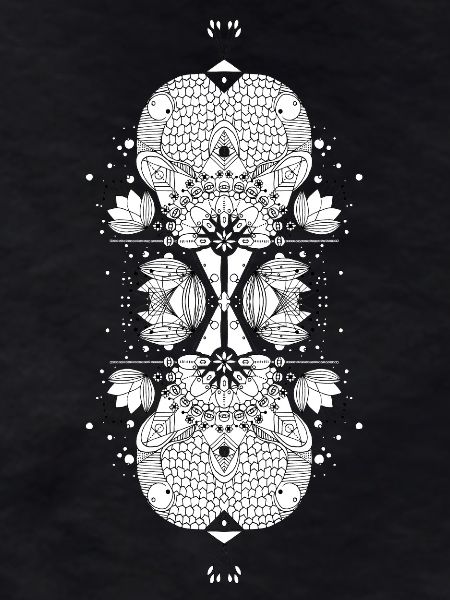 Water lily mandala