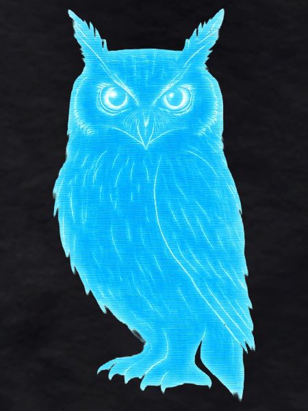 Blue GlowOwl Motif