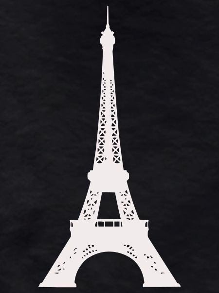 Eiffel Tower Silhouette Print