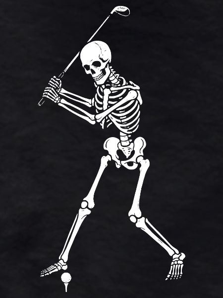 Skeleton-Golfschwung
