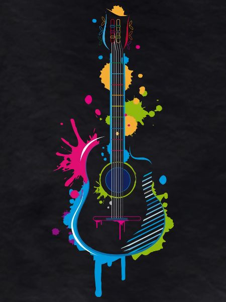 Graffiti guitar