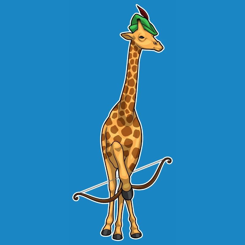 Giraffe Bogenschütze Bogen
