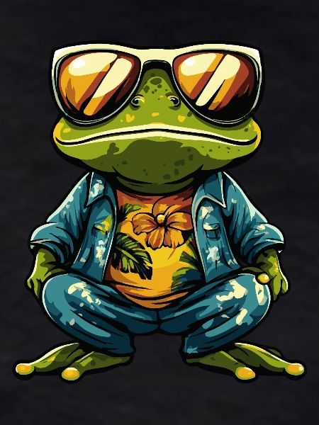 Frog Cool Summer