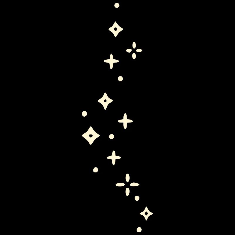 Glitzersterne Linie