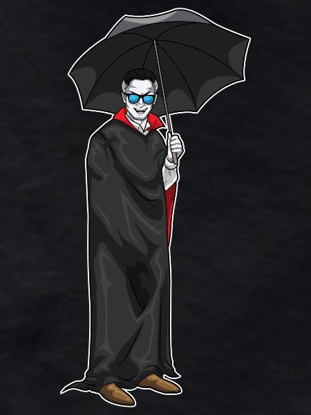 Vampire Halloween Umbrella