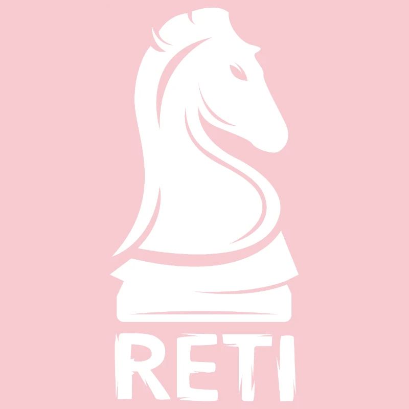 Chevalier d’ouverture d’échecs Reti - Logo du cheval d’échecs
