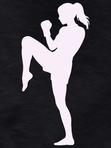 Woman Martial Arts Dynamic Kick