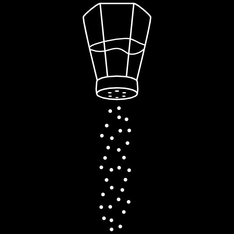 Design pluie de salière