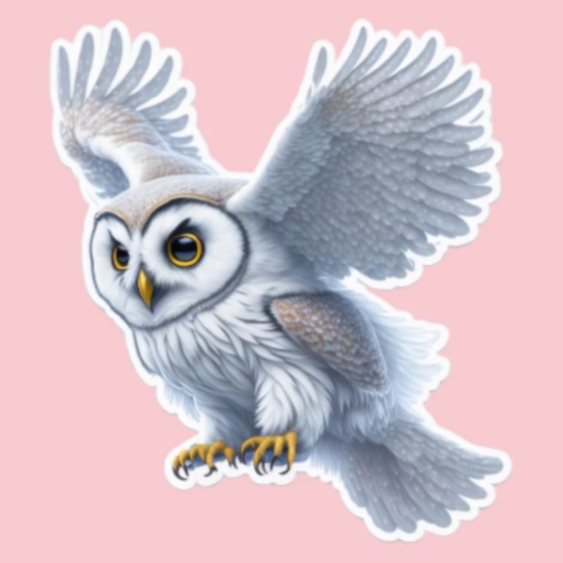 Celestial Owl Sticker