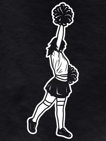 Cheerleader Mädchen