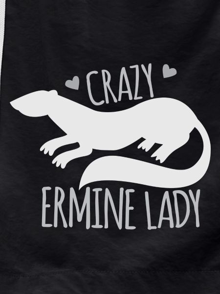 Crazy ermine lady