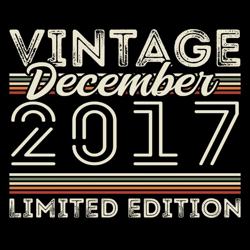 Vintage Décembre 2017 - 8e Anniversaire Décember