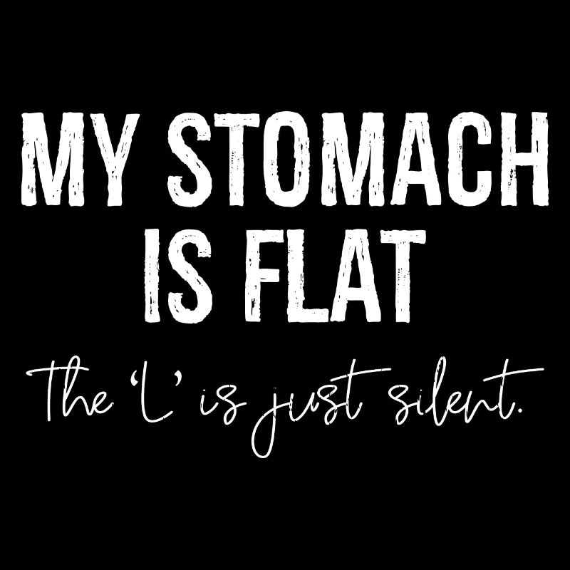 my stomach is flat