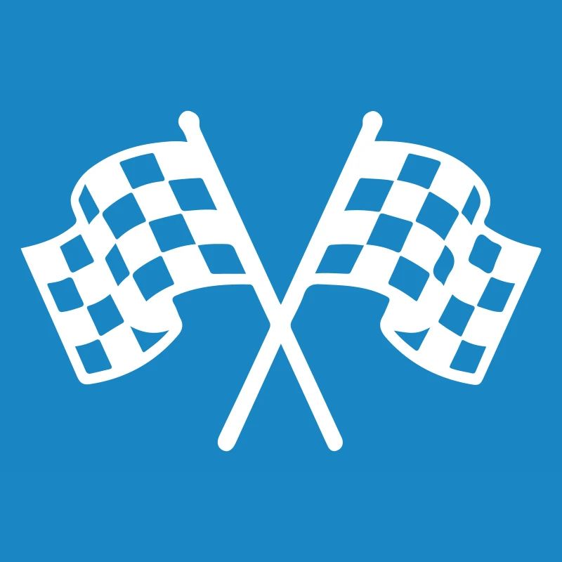 Icône du drapeau de course