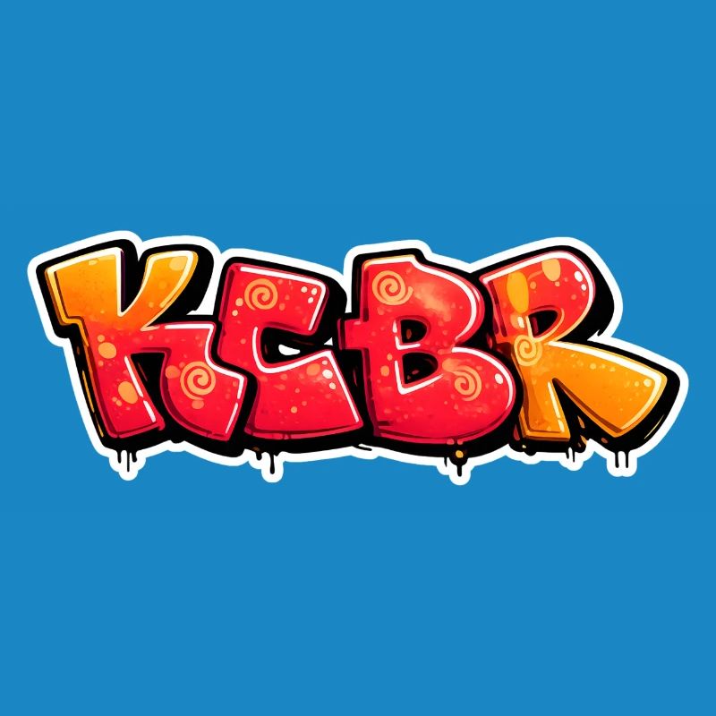 KCBR Graffiti Burst Design