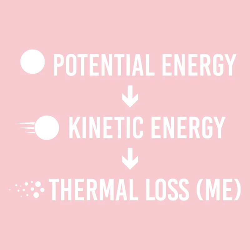 Potential Kinetic Thermal Loss Physics Humor