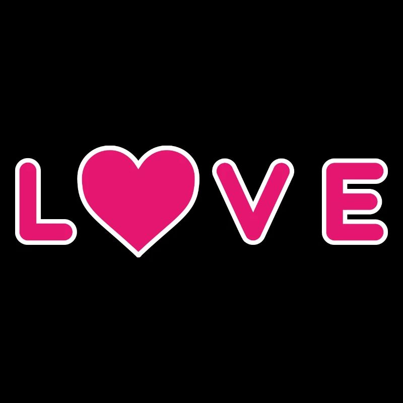 LOVE Design mit Herz