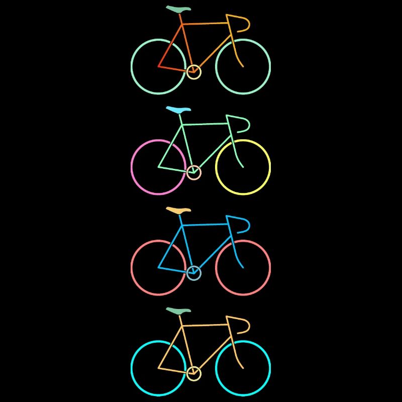 Vélos de course colorés