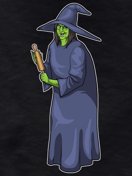 Witch Halloween Baking