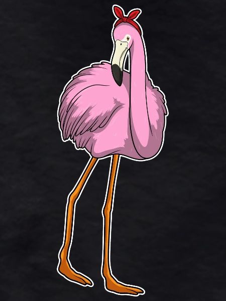 Flamingo Hair Bow