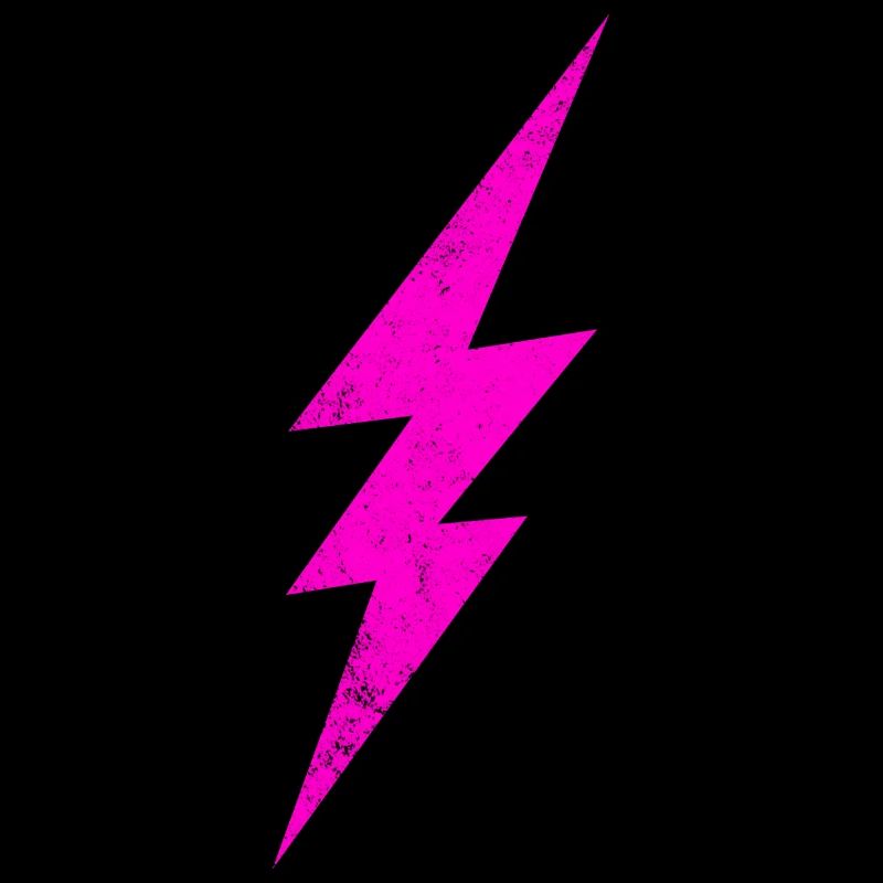 Glowing Pink Lightning