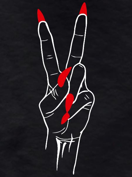 Victory Peace Hand Symbol