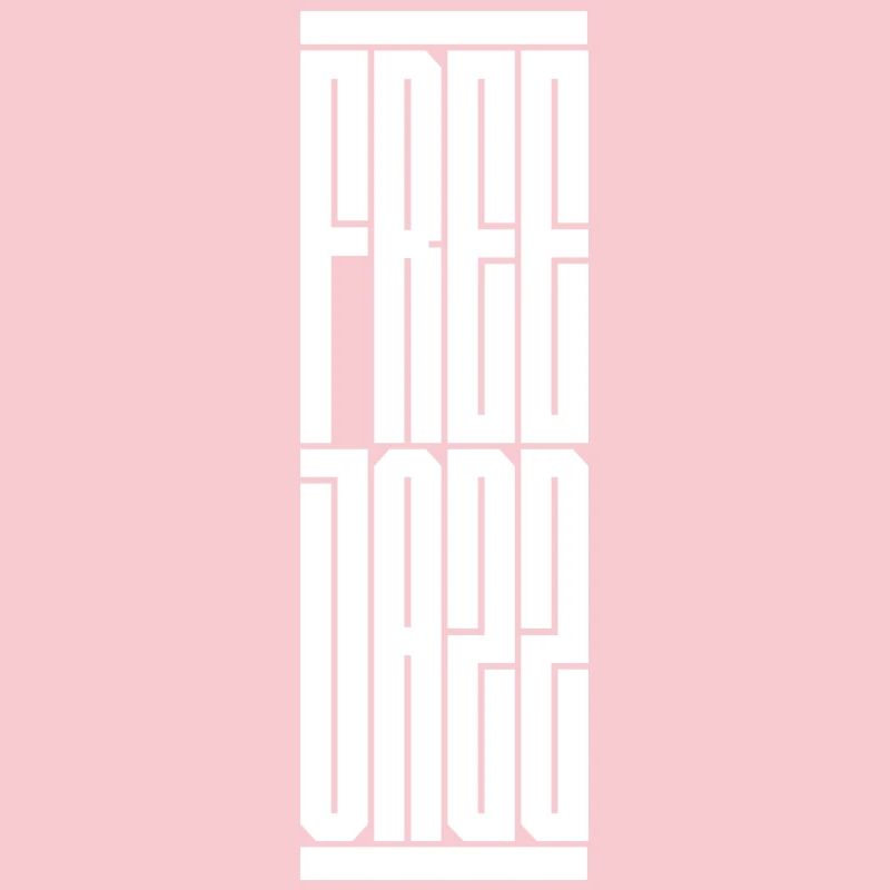 Conception typographique de jazz libre. Cadeau idéal pour le moderne